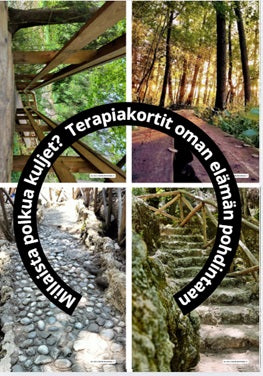 Millaista polkua kuljet?  Terapiakortit oman elämän pohdintaan